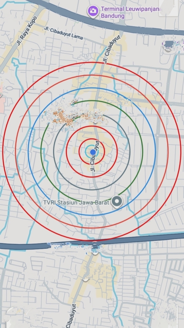 Peta Radius Pengiriman Gratis
